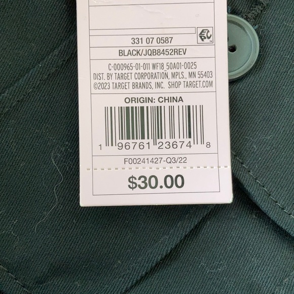 NWT Women's Low-Rise Flare Chino Pants Wild Fable Black - Picture 3 of 3